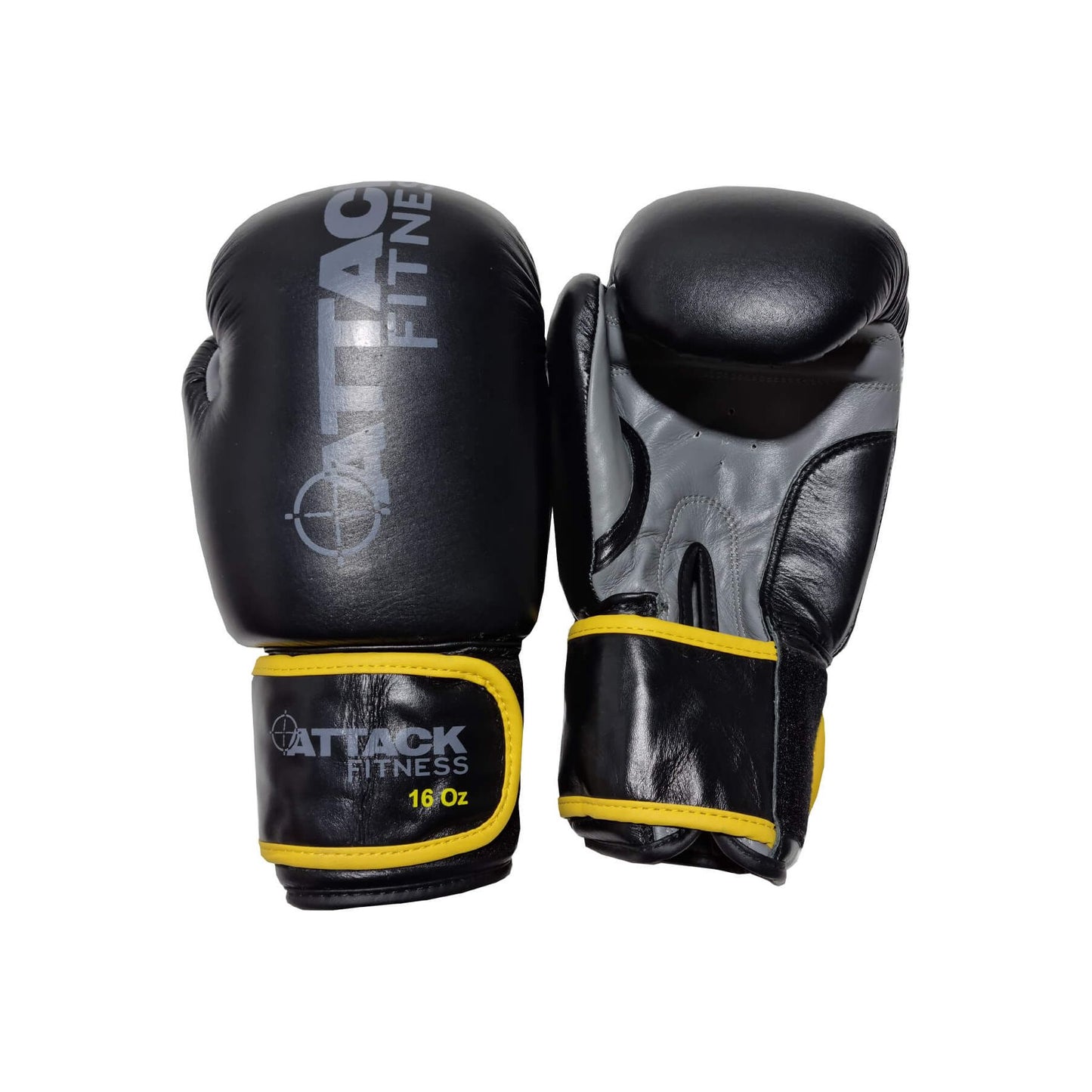 ATTACK Fitness- Boxing Gloves- Black/Grey