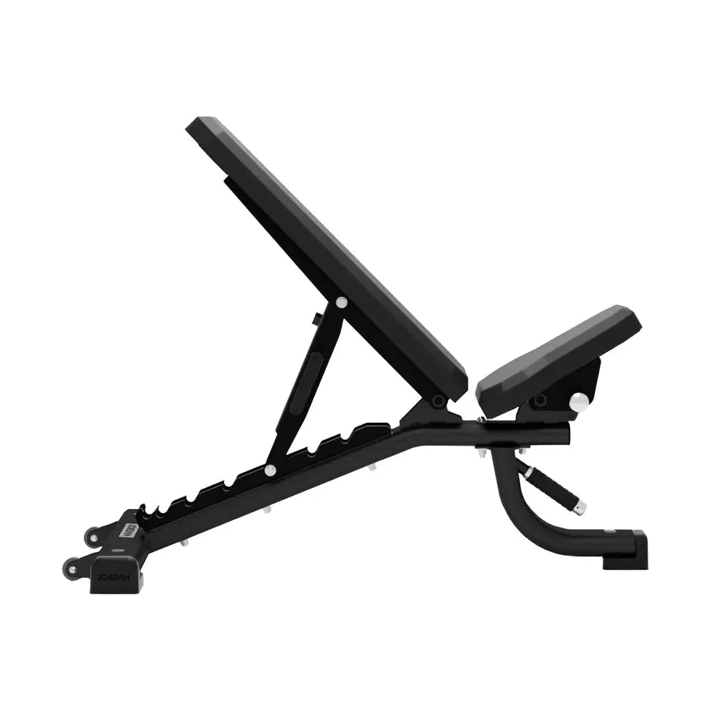 JORDAN Fitness Adjustable Bench - Black