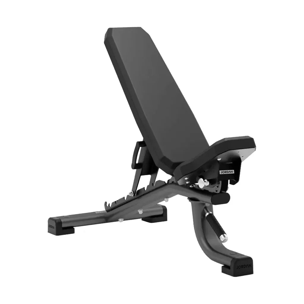 JORDAN Fitness Adjustable Bench - Black