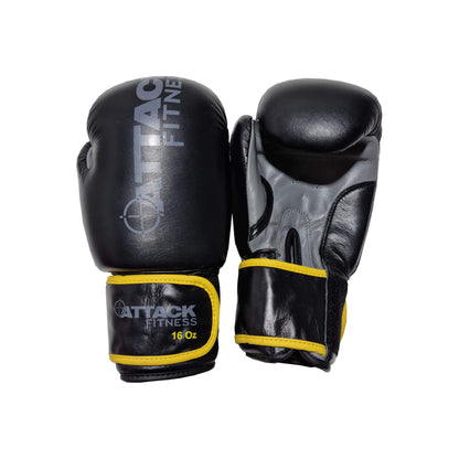 ATTACK Fitness- Boxing Gloves- Black/Grey