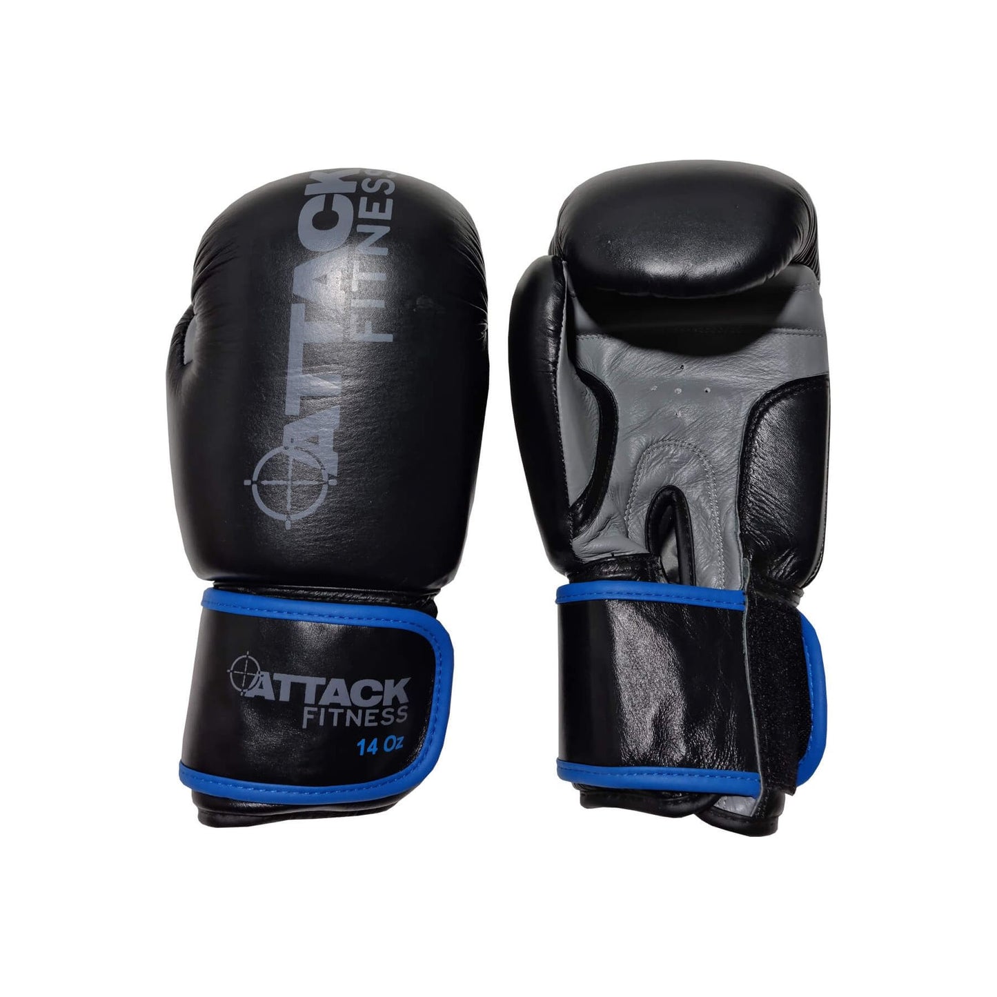 ATTACK Fitness- Boxing Gloves- Black/Grey