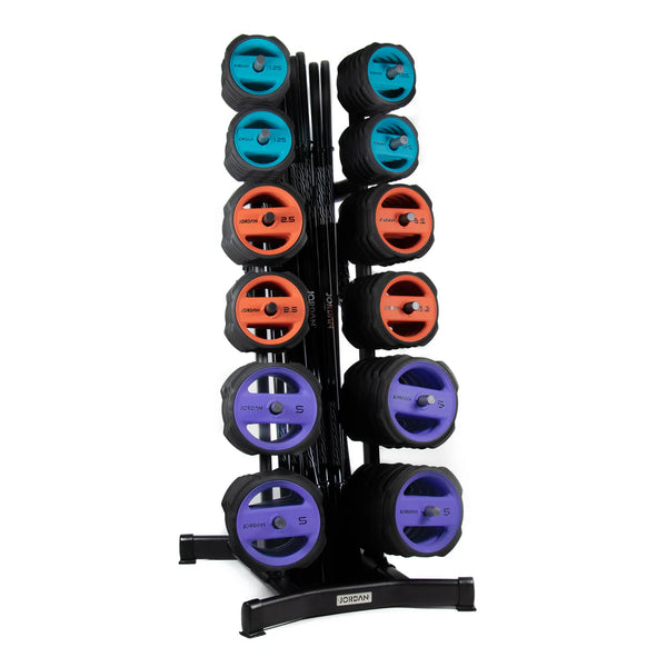 JORDAN® Ignite Pump X ™ Urethane Studio Barbell Sets and Plates - Be Active UK