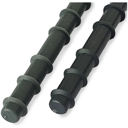 JORDAN Activ SHOX - SBR/EPDM Gym Flooring - 500mm x 1000mm Tile, Grey Fleck - 40mm - Including Plastic Joining Pins