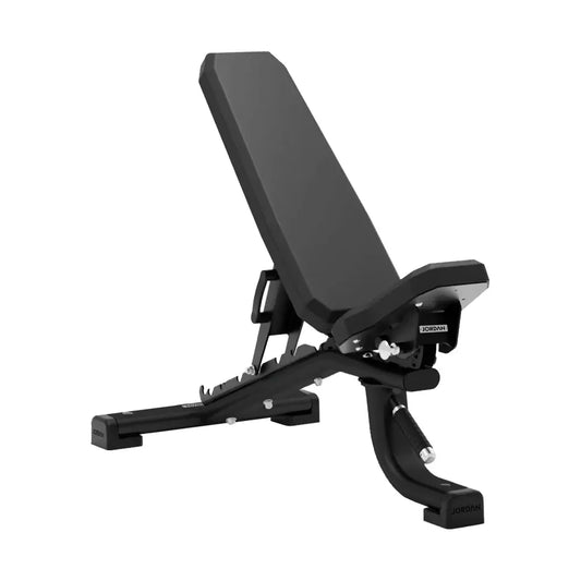 JORDAN Fitness Adjustable Bench - Black